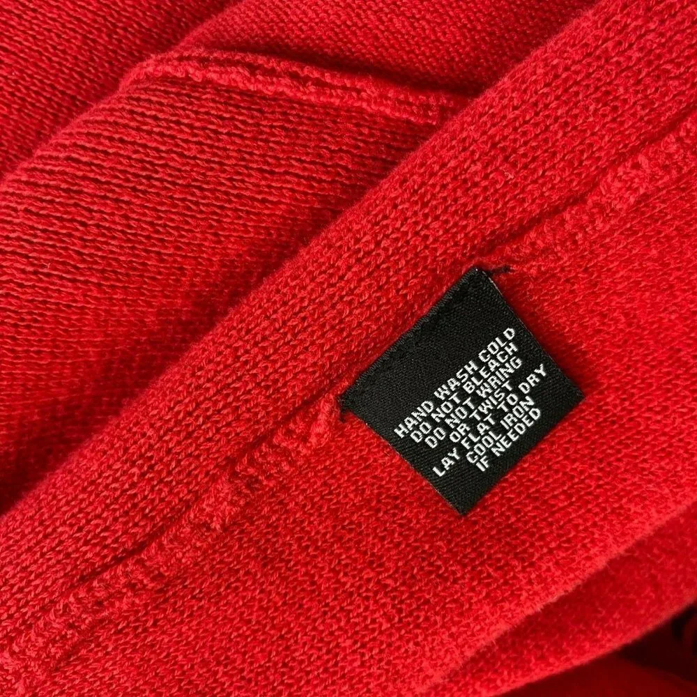 Lauren Ralph Lauren Sweater Full Zip Red sport Women Size M medium red - Picture 4 of 8